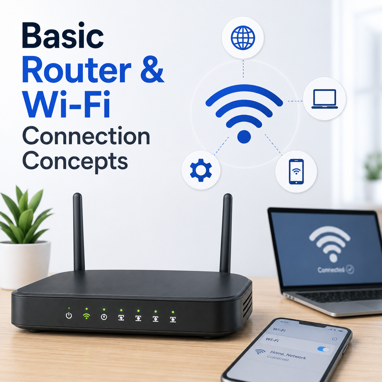 Basic Router and Wi-Fi Connection Concepts