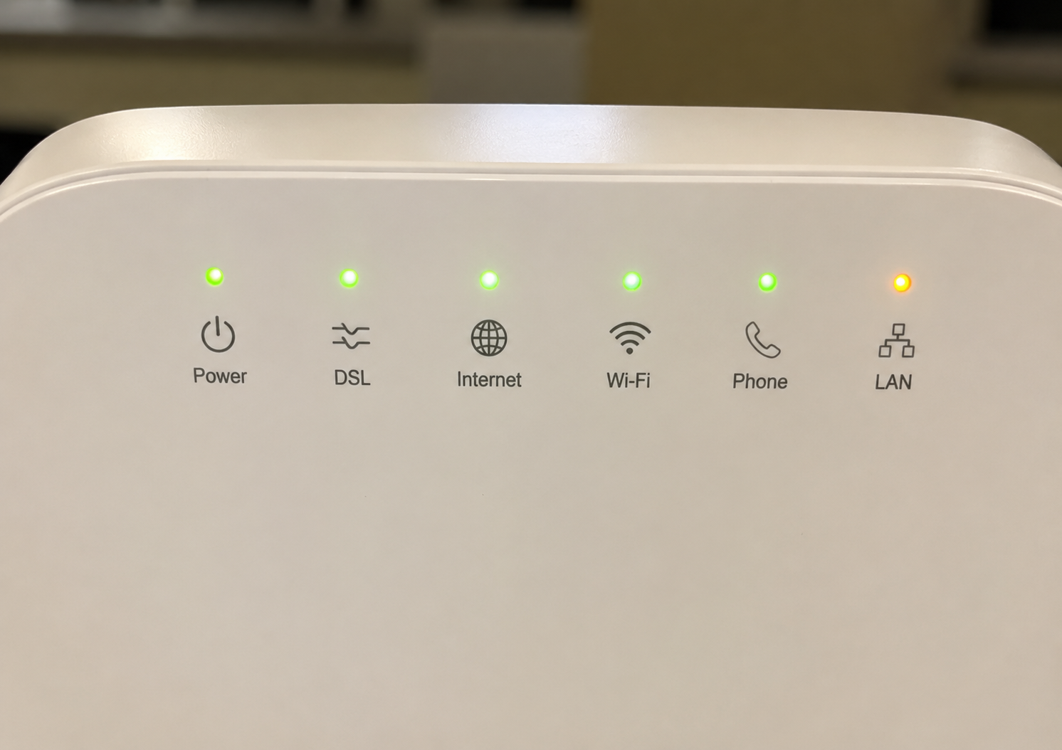 Check Router Lights
